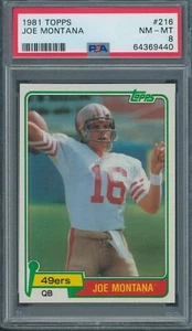 1981 Topps #216 Joe Montana PSA NM-MT 8 *9440 - Picture 1 of 1