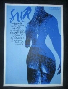 SUR (SOUTH) // Signed CUBAN Screen-print Poster for ARGENTINA Movie // CUBA ART - Picture 1 of 4