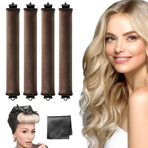 Heatless Hair Curler - Overnight Blowout Rods for All Hair Types No Heat Need... - Picture 1 of 6