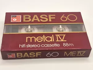 BASF Metal IV 60 ME IV Leere Audiokassette Tape (versiegelt) Neu - Bild 1 von 9