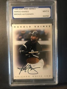 Harold Baines 1996 Leaf Signature Series Bronze Autograph Chicago White Sox - Bild 1 von 2