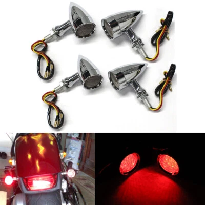 4x Luces LED intermitentes para motocicleta Harley Davidson Sportster 1200 883 hierro Foto 1 de 4