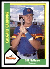 1990 Calgary Cannons CMC Bill Mcguire #14