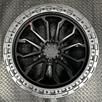 *DESCONTINUADO* Rueda TIS 10x20 Negro Satinado con Anillo Antracita 6X135 556BA-2106320 Foto 1 de 4