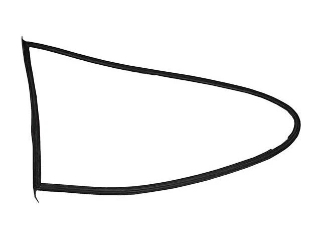 Оригинальный уплотнитель на левую четверть стекла 35HQ36R подходит для Porsche 911 купе 1965-1977 годов выпуска - Изображение 1 из 1