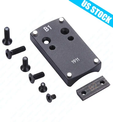 SIGMA TACTICS Mount Plate for Colt 1911 Pistol Burris, Sightmark, Vortex Micro Red Dot Sights