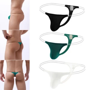 Slips G-String Sexy Höschen Unterwäsche Männer Tangas Dessous Jockstrap Low / - Bild 1 von 15
