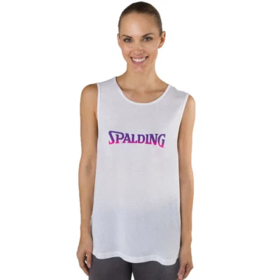 SPALDING TRUE TO THE GAME MEDIUM White Pink Craze New with Tags - Image 1 of 2