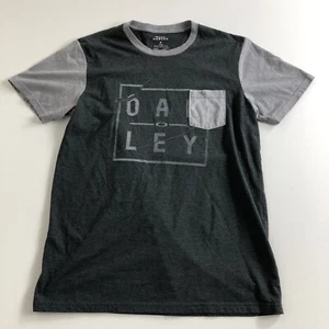 Oakley T-Shirt Herren Größe M Grau Regular Fit Kurzarm Baumwolle Grafik Tee - Bild 1 von 5