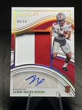 AXON SMITH-NJIGBA RC PATCH AUTO SP /10 2023 IMMACULATE COLLEGIATE Seahawks