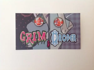 Finding Nemo silver stud earrings retro vintage Disney marlin clown fish cute - Picture 1 of 2