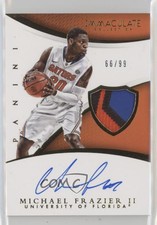 2015 Immaculate Collegiate Rookie Signature /99 Michael Frazier II Patch Auto