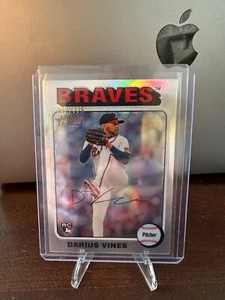 Darius Vines RC 2024 Topps Heritage High Number - Chrome Silver /225 #650 Rookie - Picture 1 of 2