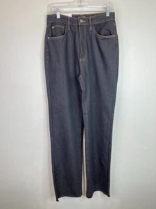 We Wore What Dad Jean Women's High Rise Dani Blue & Black SZ 28 - Picture 1 of 4