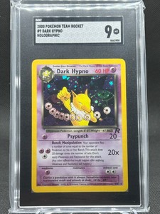 2000 Pokémon Team Rocket #9/82 Dark Hypno Holographic SGC 9 (MINT)