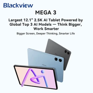 Blackview MEGA 3 4G Tablet 12.1 inch 2.5K 90Hz 8800mAh 50MP Android 15 Global - Picture 1 of 14