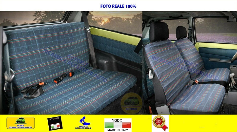 Fodere Coprisedili Specifiche COMPATIBILI per Panda 141 Foderine sedile auto - Immagine 1 di 4
