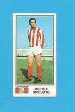 PANINI CALCIATORI 1974/75-Figurina n.241- NICOLETTO -LR.VICENZA -NEW VELINA