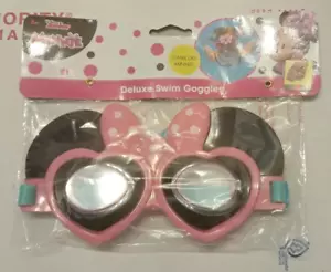 Gafas de Natación Minnie Mouse Deluxe Edades 3+ Rosa Disney Jr Nuevas Protección UV UE9 - Imagen 1 de 2