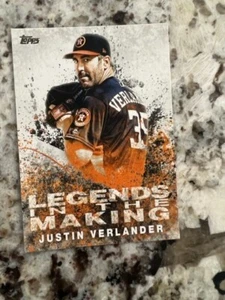 2018 TOPPS SERIES 2 LEGENDS MAKING INSERT CARD ASTROS JUSTIN VERLANDER #LITM-24 - Picture 1 of 1