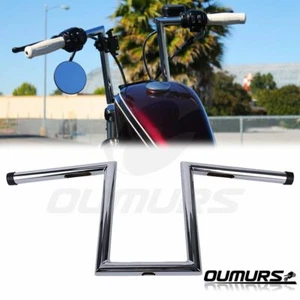 Manillar de suspensión Z-Bars personalizado de 1" Drag Ape para motocicleta para Harley Chopper Bobber - Imagen 1 de 12