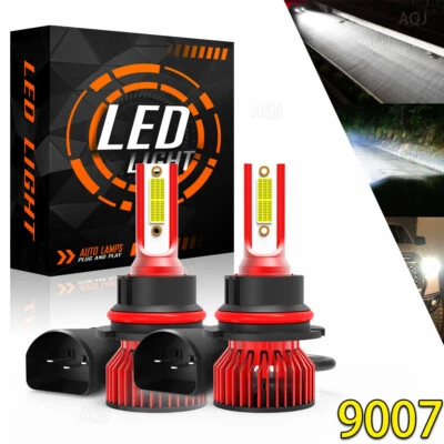 For Nissan Sentra 2000 2001 2002 2003 Front LED Headlight Bulbs 6000K Hi/Lo Beam - Imagem 1 de 4