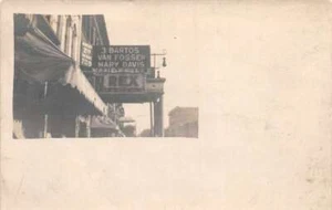 Vaudeville Rex Theatre 3 Bartos Van Fossen Mary Davis Real Photo PC AA93669 - Picture 1 of 2