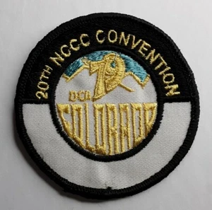 20th NCCC Colorada National Council Corvette Clubs Embroidered 3" Patch 1979 VTG - Picture 1 of 3