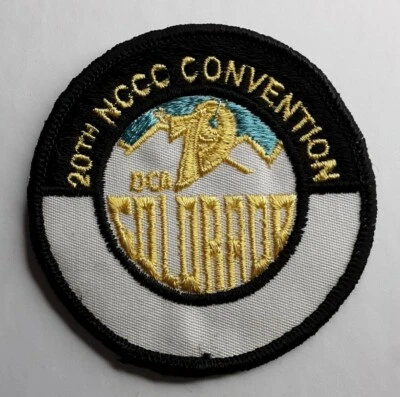 20th NCCC Colorada National Council Corvette Clubs Embroidered 3" Patch 1979 VTG - Image 1 of 3