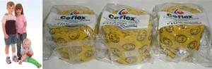 ANDOVER CO-FLEX 2"x5Yds 3-PACK Neon Yellow Smiley Face Flexible Elastic Bandages - Picture 1 of 3