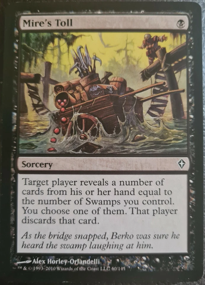 Mire's Toll - Common - Worldwake #60 - MTG  - Image 1 of 1