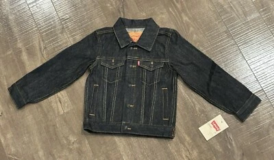Levi's Boys Denim Trucker Jean Jacket Size 4 Regular NWT - Image 1 of 4