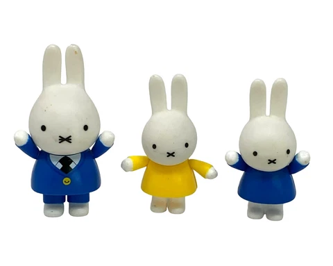 MIFFY'S Adventures Friends Lot 3 Dad Toy Action Figures Blue Yellow Cover