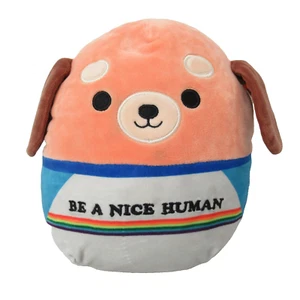 Squishmallow Sam Hund Welpe Be A Nice Human Plüsch Regenbogen Freundlichkeit 8-9 Zoll Kissen - Bild 1 von 10