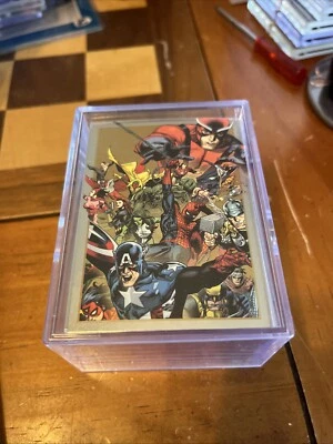 Juego base completo Marvel Universe 2014 1-90 tarjetas de aluminio Foto 1 de 2