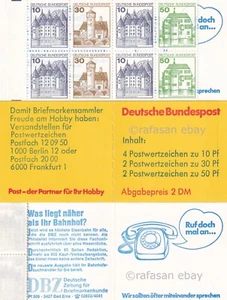 Deutschland 1981 MiNr. MH22 I q oZ komplettes Heft postfrisch sehr schön - Bild 1 von 1