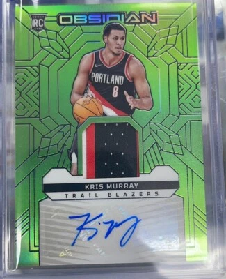 2023-24 Panini Obsidian- Rookie Kris Murray Electric Etch Green /20 #65 (RC) - Image 1 of 2