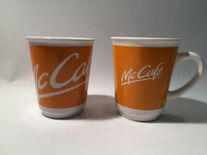 (K2) 2 x McDonald's Becher orange 2008 2010 - Bild 1 von 5