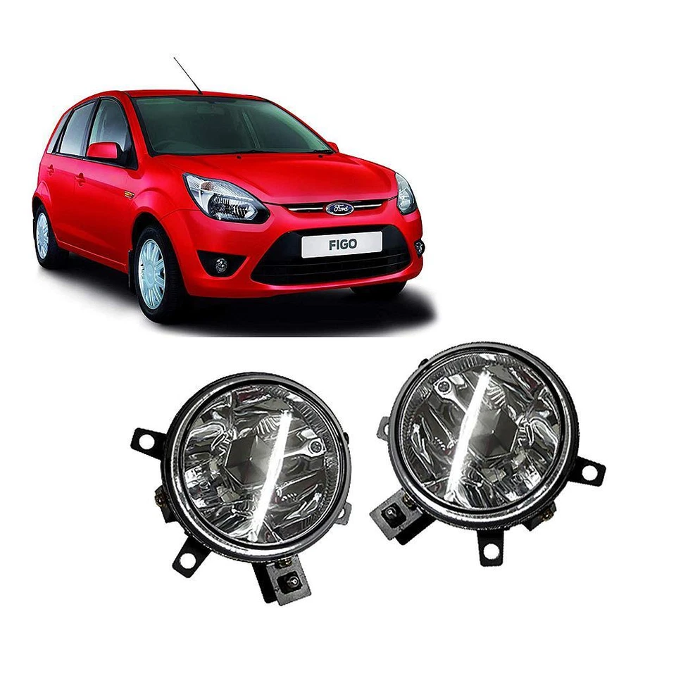 Globex GL-804 Fog Light Lamp Assembly Ford Figo (With Bulb) Foto 1 de 1