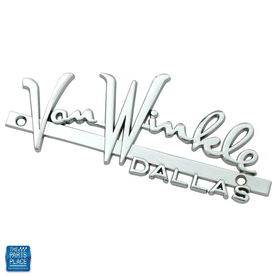 Van Winkle Pontiac Dallas High Performance Dealership Emblem  - Image 1 of 1