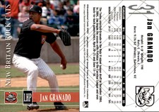 Jan Granado 2005 Grandstand New Britain Rock Cats #10 Card *AutographDen*