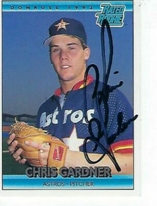 Donruss 413 1992 firmado por Chris Gardner - Houston Astros  - Imagen 1 de 1