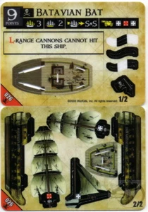 Wizkids Pirates Pocketmodel - Batavian Bat (Ship) PofSMU 026 C - Picture 1 of 1