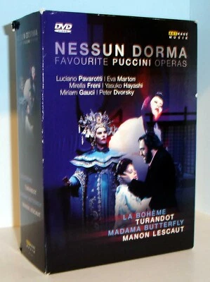 NESSUN DORMA 4 Favourite Puccini Operas - DVD Box Set - La Boheme, Turandot... - Image 1 of 4