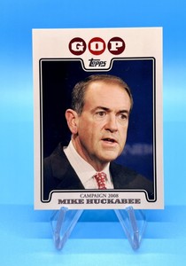 2008 Topps  GOP Campaign 2008 MIKE HUCKABEE Republican # C08-MH