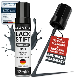 Lackstift  Anthrazit matt RAL 7016 grau 12ml Zaun Briefkasten Tür Anthrazitgrau - Bild 1 von 7