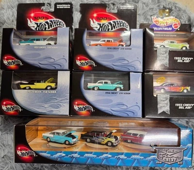 Tri-Five Chevy HUGH lot of 55 56 57 chevy 9 CARS IN TOTAL - Imagem 1 de 4