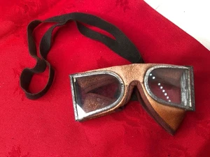Paar Original NOS WW I RFC RAF Fliegerbrille Motorrad Desert Driving - Bild 1 von 13