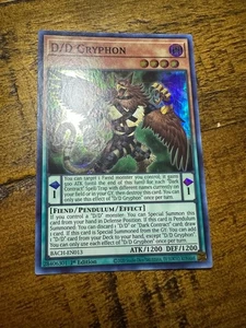 D/D Gryphon BACH-EN013 1° Edizione Super Rara PL + BONUS - Foto 1 di 2