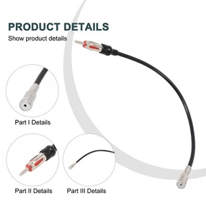 Convenient ISO to DIN Car Stereo Antenna Adapter Cable for Premium Sound Output - Picture 1 of 12
